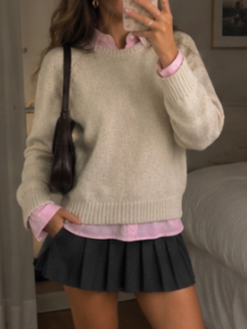 Ralph Lauren cream sweater in size M
